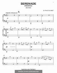 моцарт маленькая ночная серенада ноты для скрипки и фортепиано Shubert Nochnaya Serenada Noty Fortepiano
