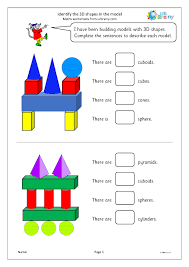 Abcmouse.com has been visited by 100k+ users in the past month Identify The 3d Shapes In The Model Geometry Shape By Urbrainy Com