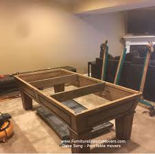 Furniture Experts Movers Call 240 764 6143 To Get Professional Brunswick Billiards Pool Table Professional Pool Table Pool Table Moving Billiard Pool Table