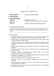 Tugas dan peran operator hanya 5 poin yang telah tertera di atas dan tidak lebih. Pdf Uraian Jabatan Operator Komputer Coey Ed Academia Edu