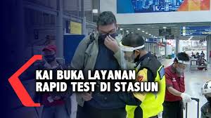 Mulai Hari Ini Kai Buka Layanan Rapid Test Di Stasiun Ini Syaratnya Youtube