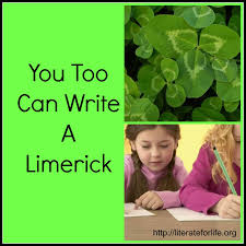 You Too Can Write A Limerick Writing Limericks Limerick For Kids Kids Writing