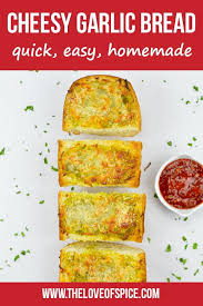 Cheesy Garlic Bread Recipe Easy Appetizer For Party Recipe In 2020 Homemade Appetizer Breakfast Recipes Easy Homemade Garlic Bread