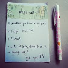 Mail Tag Pen Pal Letters Snail Mail Inspiration Mail Tag