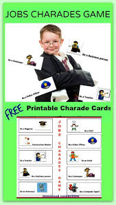 What Job Do You Want Charades Mosswood Connections Business For Kids Printable Activities For Kids Educational Activities For Kids