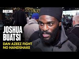 Joshua Buatsi On Dan Azeez Fight, No Handshake & Jollof Rice