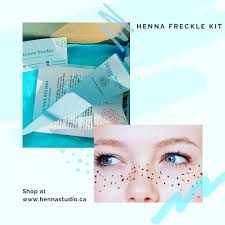 Finally Its Perfect Weather To Use Our Henna Freckle Kit Order It Today On Our Website Link In Bio Henna Henn In 2020 Faux Freckles Freckles Makeup Freckle Face