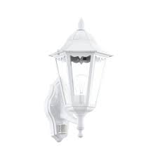 Deonte 1 Light Outdoor Sconce With Motion Sensor Brambly Cottage Finish White In 2021 Modern Outdoor Wall Lighting Outdoor Sconces Black Outdoor Wall Lights