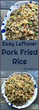 Easy Leftover Pork Fried Rice Recipe Leftover Pork Recipes Pork Fried Rice Easy Leftover Pork Loin Recipes