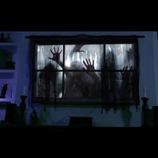 Pin By Siestar On Secret This And That Scary Houses Window Projector Scary Halloween