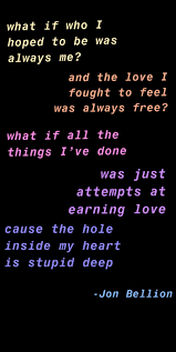 Stupid Deep Jon Bellion Glory Sound Prep Music Quotes Deep Jon Bellion Jon Bellion Lyrics