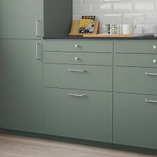 Bodarp Face De Tiroir Gris Vert 80x10 Cm Ikea Cuisine Ikea Grise Vert De Gris Ikea
