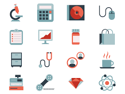 Tech Icons Icon Flat Design Illustration App Background