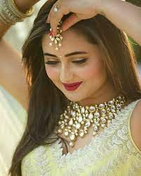 Indian Wedding On Instagram Imrashamidesai Giving Us Major Bridesmaidgoals Biggbos Celebrities Earrings Indian Actress Images Indian Bridal Outfits
