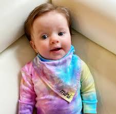 BANDANA BIBS 3 One Tie-dye Baby Bib or Small Pet Bandana