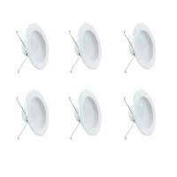 Home depot offers color changing led downlight for beginners. Two 2 Commercial Electric 6 In Led Recessed Trim Downlight High Ceiling 849489070285 Ebay