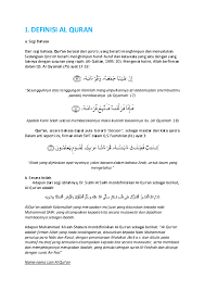 Doc Definisi Al Quran Biqi Luqman Hakim Academia Edu