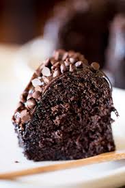 Pound cake recipes calling for a tube pan won't always fit in a bundt pan. Triple Chocolate Bundt Cake Dinner Then Dessert