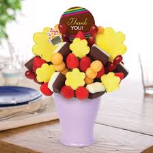 Save 20% on cakes, gifts, cookie platters, etc. Edible Arrangements Fruit Baskets Thank You Bouquet W Thank You Belgian Choc Pop