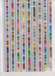 The picture comes from dmc thread color book. Free Printable Color Chart Shefalitayal