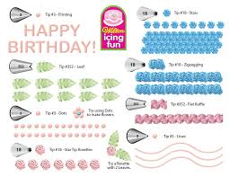 Cake decorating tools buttercream icing practice sheets. Wilton Icing Fun Decorating Practice Page For Girl Scout Sampler Kit Printed Practice Page In Color And Used Sheet P Practice Sheet Wilton Piping Templates