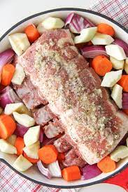 Boneless pork loin roast recipes oven slow cooked 18. One Pot Oven Roasted Bone In Pork Rib Roast With Vegetables Pork Rib Roast Pork Loin Roast Recipes Rib Roast Recipe