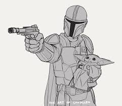 The Adventures Of A Single Dad And His Son Art Of Cry Allen Star Wars Fandom Star Wars Memes Star Wars Art