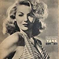Cindy Garner pin-up from Yank, The Army Weekly, April 1945
