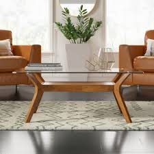 Warm medium wood pattern finish. Mercury Row Gomes Coffee Table With Storage Reviews Wayfair