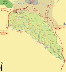 East africa tourist map uganda rwanda kenya and tanzania. Nairobi National Park Map National Parks National Parks Map Kenya