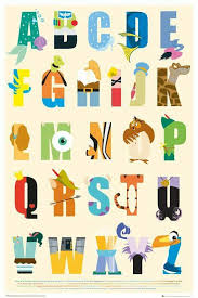 The Alphabet Letters Made Out Of Disney Characters Whose Names Start With Them Disney Alphabet Disney Letters Disney Posters