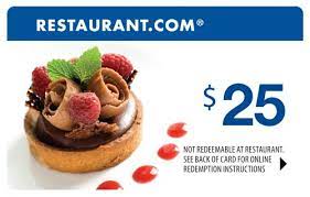 Check spelling or type a new query. Restaurant Com 25 Gift Certificates For Only 4 Mojosavings Com