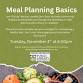 Meal Planning Basics event image