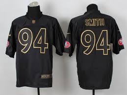Black And Gold Jersey San Francisco 49ers 94 Justin Smith Black 2014 Pro Gold Lettering Jerseys San Francisco 49ers Nfl 49ers Jersey