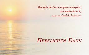 Dankeskarte Beerdigung Sonnenuntergang Trauer Klappkarte Danksagung Text Danksagungen Trauer Trostende Worte