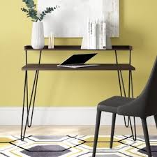 W white wooden 2 drawer computer desk: Shaker Writing Desk Wayfair
