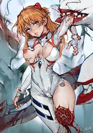 iuui, mass production eva, souryuu asuka langley, evangelion: 3.0+1.0  thrice upon a time, neon genesis evangelion, rebuild of evangelion, the end  of evangelion, absurdres, bad id, bad pixiv id, highres, 1girl, amputee,