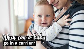 When baby can sit up on their own, you can use a backpack carrier for this position. At What Age Can I Use A Baby Carrier Useful Kid Safety Tips You Need To Know