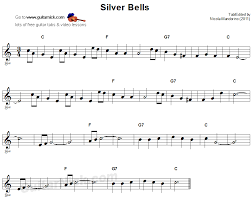 Silver Bells Easy Guitar Tab Guitarnick Com Christmas Sheet Music Flute Sheet Music Christmas Flute Music