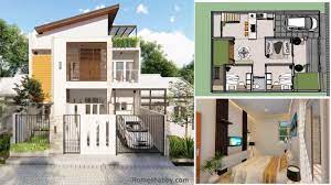 Minimalis adalah gaya rumah yang mengacu pada pemanfaatan ruang seoptimal mungkin yang mengedepankan fungsionalitasnya. Desain Dan Denah Rumah Minimalis Ukuran 9 X 12 M 2 Lantai Dengan Rooftop Dan Interior Yang Nyaman Untuk Keluarga Besar Homeshabby Com Design Home Plans Home Decorating And Interior Design