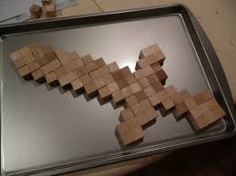 How do you make a command block on minecraft? This Is A Minecraft Wooden Sword That I Made For My Son From Tiny Wooden Blocks It Just Need Diy Minecraft Decorations Minecraft Diy Crafts Painting Minecraft