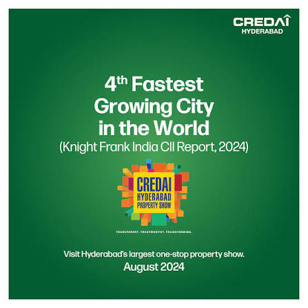 CREDAI Hyderabad Property Show August 2024 — HITEX Exhibition Center, Hyderabad, Telangana, India