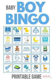 Printable Baby Shower Bingo Boy Cards 80 Boy Bingo Cards Baby Shower Bingo Printable Baby Shower Funny Funny Baby Shower Games