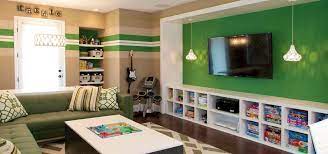 45 Video Game Room Ideas To Maximize Your Gaming Experience Game Room Kids Game Room Family Entertainment Room Design