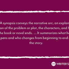 Writing a children's book is a dream of many people. Learn How To Write A Synopsis Quick Easy Format Tips Examples Writer S Digest