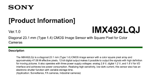 Sony Details Specs For A 47mp Mft Sensor Capable Of