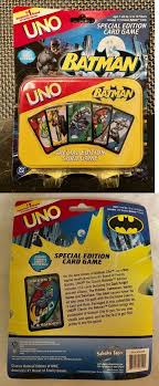 Has been added to your cart. Card Games Contemporary 19082 Batman Uno Card Game Special Edition With Collector Tin On Card Buy It Now Only Uno Card Game Card Games Uno Special Cards