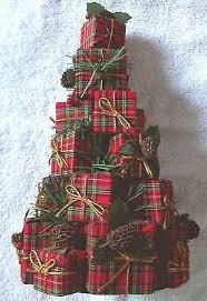 Tela Escocesa Roja Presentes Arbol De Navidad De Vacaciones Decoracion Manualidades Navidenas Navidad Diy Envoltorio De Regalo De Navidad
