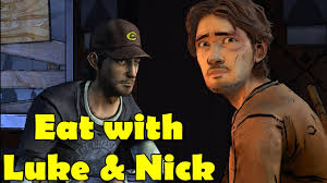 An aggressive virus kills and reanimates many people into walkers, who attack the prison inhabitants. The Walking Dead Season 2 Episode 2 Eat With Luke And Nick Sit With Have Dinner Youtube