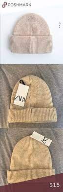 Zara Beanie Zara Hats Metallic Knits Knit Beanie Hat